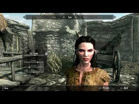 Skyrim Custom Character: Mixed Race Redguard Woman