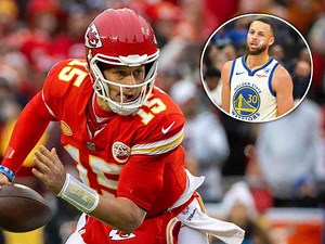Stephen Curry cannot believe Patrick Mahomes' High School basketball skills