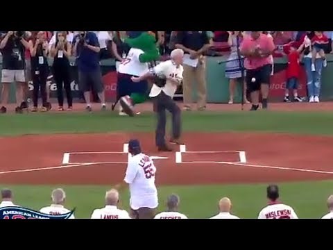OUCH! Red Sox Cameraman Takes Pitch Straight to the Nuts
