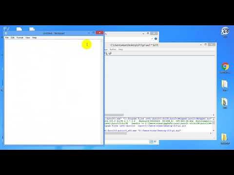 AutoIT tutorial 3 Open notepad