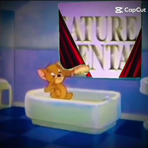 Jerry Shocked At Paramount Feature Presentation Vampire