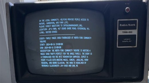 Happy Birthday To Dad, Retrocomputer Style