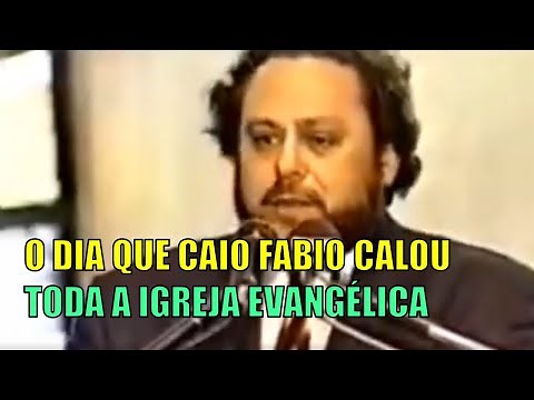 O DIA QUE CAIO FABIO CALOU TODA A IGREJA EVANGÉLICA