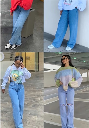 Shop Baggy Jeans at Amathrifted Luxe in Sunyani