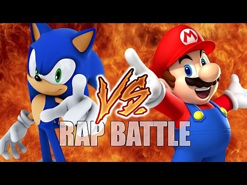Sonic vs Mario (RAP BATTLE)