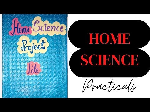 class 11 home science practical file
