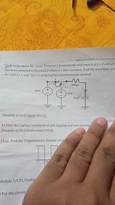 MCKVIE/B.TECH/ODD/ECE/SEM-3/FC EC30"10. In the above RC circui... | Filo