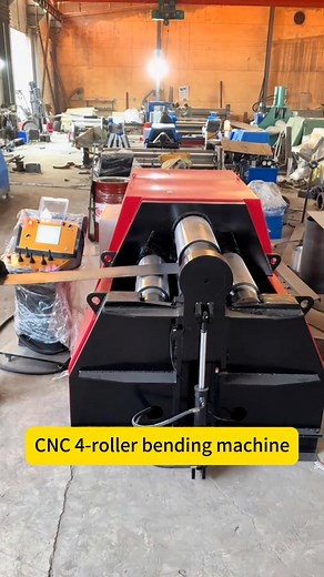 Stainless steel rolling machine. Metal bending machine. #tankmachine #pressuretank #metalprocessing #forming #servorollingmachine #bending #rolling #platebending #platerolling #rollbending #shipbuilding #oilpipe #gaspipe #RollingMachine #MetalForming #SheetMetal #AsymmetricalRoll #Fabrication #IndustrialMachinery #ManufacturingSolutions #machinetesting #metalrolling | Jiangsu Pully Rolling Machines