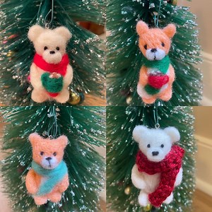 Felted Animal Ornaments - Etsy