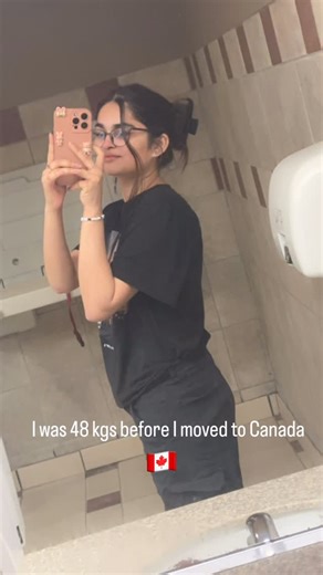 Jhanvi on Instagram: "Why god why!!🤣🤣 . Life in Canada, weight gain, food, eating out. . #gains #canada🇨🇦 #food"