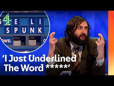 Joe Wilkinson finding as many rude words as possible | 8 Out of 10 Cats Does Countdown | Channel 4