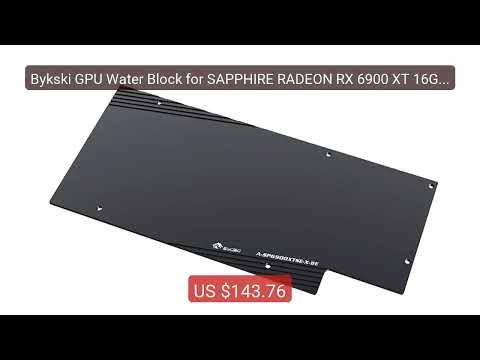 Bykski GPU Water Block for SAPPHIRE RADEON RX 6900 XT 16GB NI... — Amazing Value 2026 | Must Have!