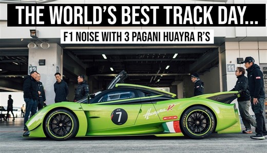 与土屋圭市、奥拉西欧·帕加尼、谷口信彦一起驾驶帕加尼（Pagani）Huayra R，在Zonda F里采访帕加尼先生，香港 Utopia、APollo IE