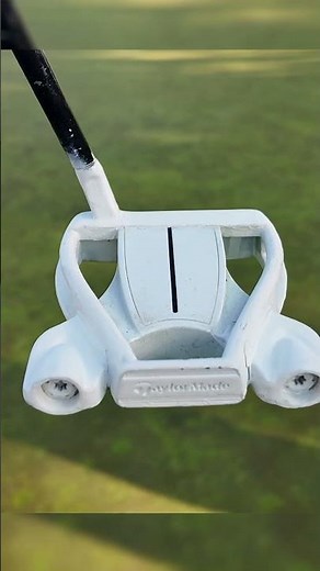 Fresh paint job for Taylor Montgomery's 2013 TaylorMade Ghost Spider S putter