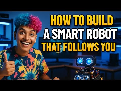 How to Build a Smart Robot That Follows You | Arduino Full Tutorial (elielsmile 🤖)