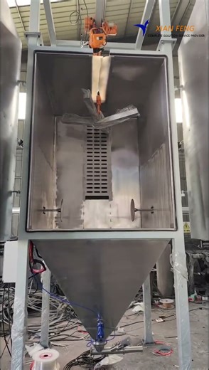 Ton bag unpacking machine | Feature Demo