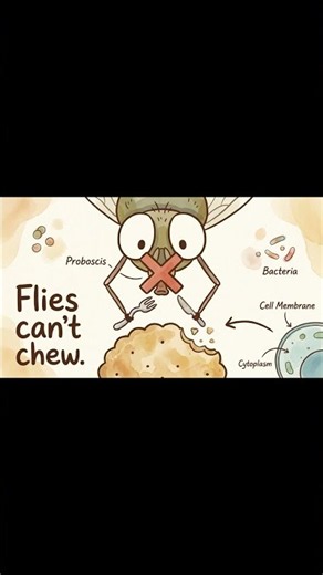 This is why flies are worse than you think #biology #food #science #educationalvideos