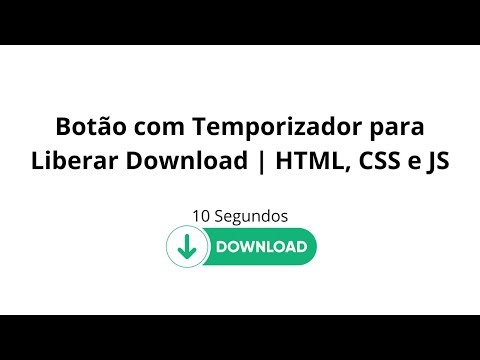 ⏳ Temporizador de Download em HTML, CSS e JavaScript (Código Grátis)