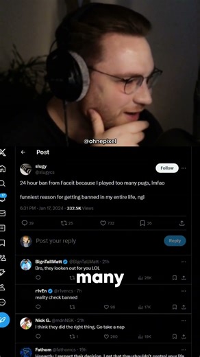 Banned for playing too much😭