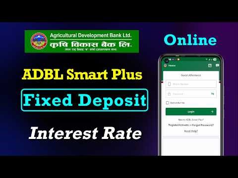 ADBL Mobile Banking: How to Open Fixed Deposit Online | Krishi Bikash Bank FD Interest Rate