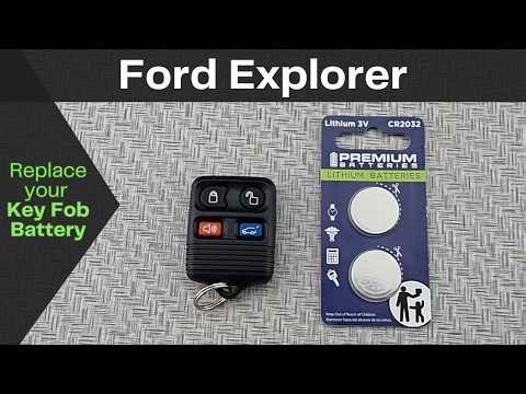 How to DIY Replace or Change a 2002-2010 Ford Explorer Key Fob Remote Battery