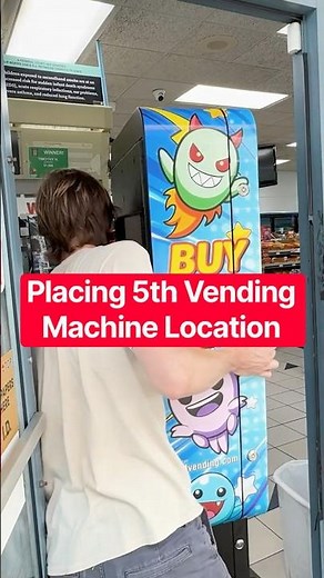 Placing My 5th Pokemon Vending Machine Location