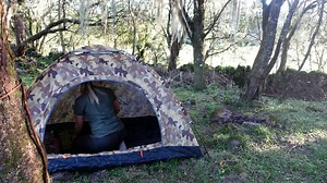 ASMR CAMPING GIRL 4K - Brazilian adventure preparing a delicious snack in the middle of nature | Brazilianadventure