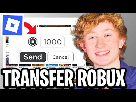 How To Transfer Robux To Another Account - Step By Step