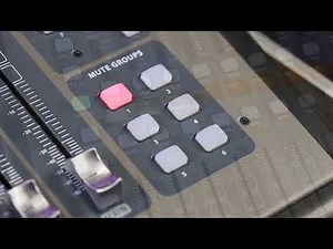 Behringer X32 Mixer tip - Mute Groups