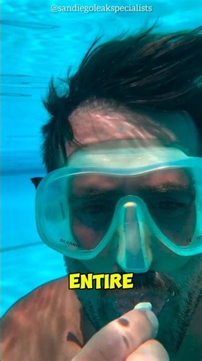 Pool Leak Repair Trick #Shorts