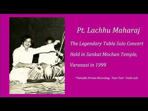 Pt. Lachhu Maharaj - The Legendary Tabla Solo Concert held at Sankat Mochan Temple, Varanasi in 1999