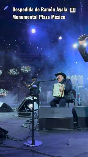 Ramón Ayala despedida #monumental #plazamexico #ramonayala #acordeon acordeon