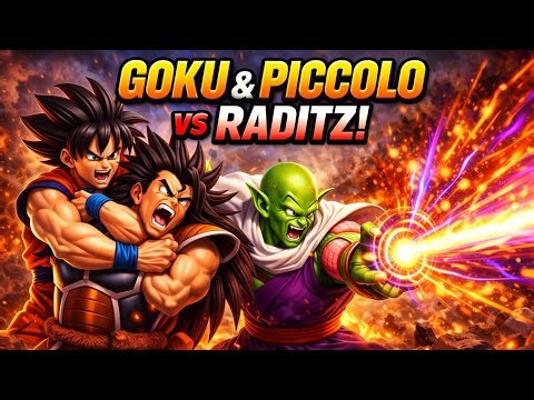 PART-1 || Goku & Piccolo vs Raditz – Saiyan Brother’s First and Most Brutal Battle || Full Fight😱
