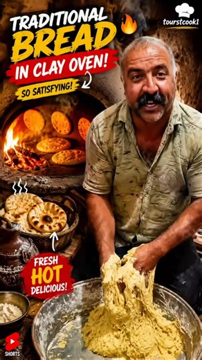 The Secret of Traditional Clay Oven Bread! 🔥