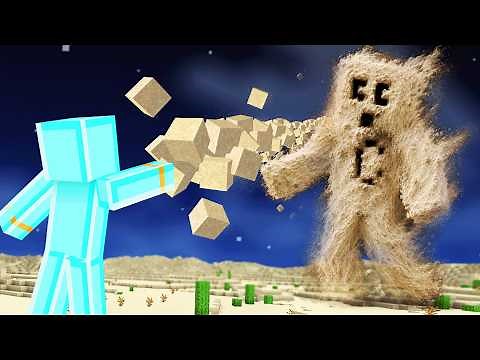 Minecraft but Sand is OP