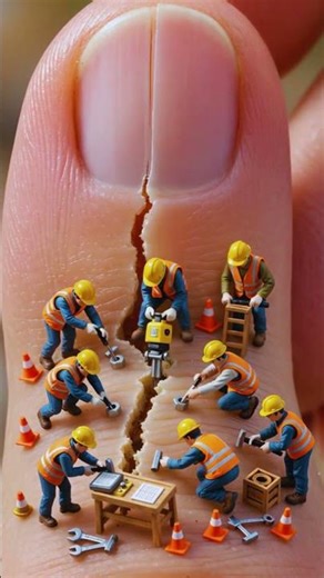 Tiny Workers Repair a Human Finger?! 🤯 | AI-Powered Meme Surgery