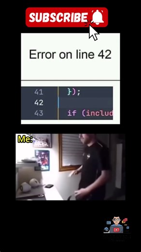 Error Exists but No Error Found 😭💻 #shorts #shortsfeed #coding #error #programming #funnycoding