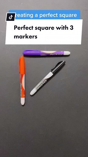 How to Create a Perfect Square Using 3 Markers