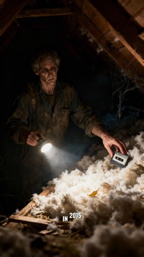 A cassette tape found in the attic. A little girl's voice. "Dad said nobody lives up there."