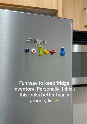 Clay Magnets for Fridge Inventory — DIY Magnetic Labels
