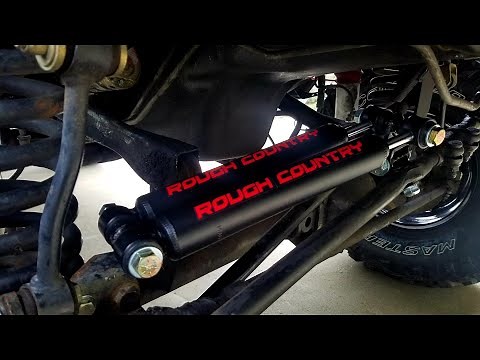 Duel Steering Stabilizer Shocks On 92 Jeep Cherokee!