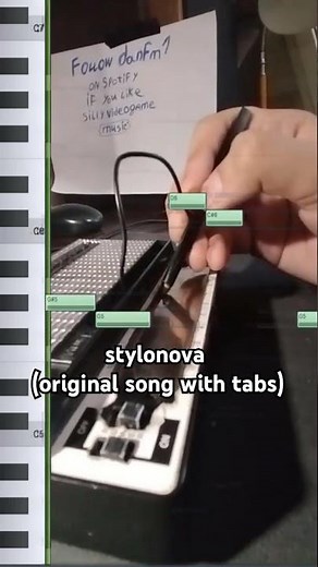 STYLONOVA tutorial (original stylophone song, full in the description) #stylophone #silly