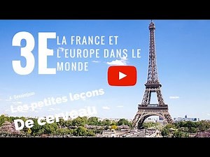 La France et l'Europe dans le monde