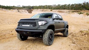 40K views · 762 reactions | Think of the Tundra a little like a wildly modified ute-chopped LC200 with a stonking 5.7L V8 petrol under the bonnet. Full review: 4x4australia.com.au/TundraCustom | 4X4 Australia | Facebook