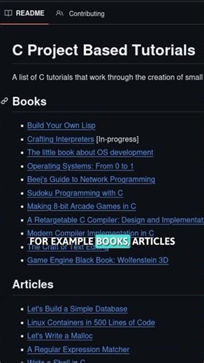 Learn C and build projects using this website #coding #programming #developer #github