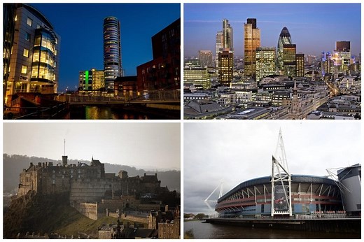 The 20 biggest cities in United Kingdom by population and where Sheffield ranks