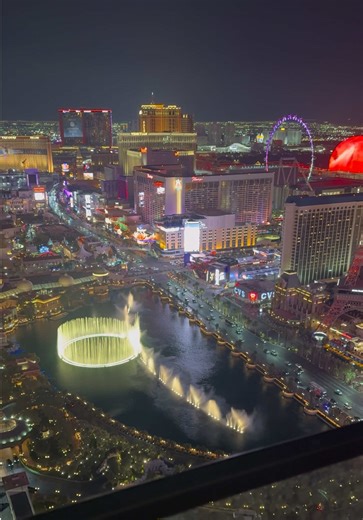 You absolutely can NOT book a better view!!!!!! Tap the location tag just above this caption, hit book to pull up the calendar and book your dates! #tiktokgofamilystays #lasvegastrip #lasvegastiktok #cosmopolitan #cosmopolitanlasvegas