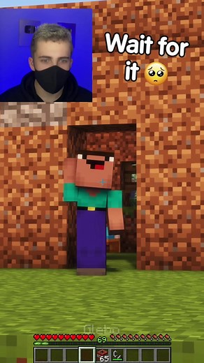 Noob house upgrade🥺 143% #minecraft