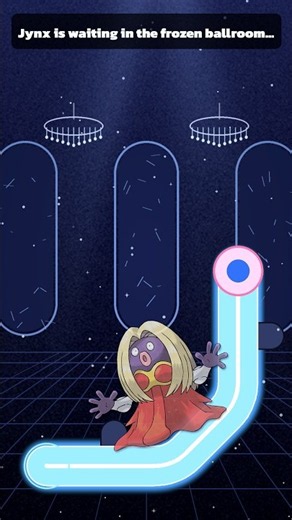 Jynx is waiting in the frozen ballroom…