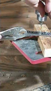DIY Wooden Vise For Drill Press